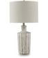 Imre Poly Table Lamp Distressed Brown
