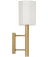 Adrian 1-Light Sconce Aged Brass