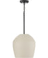 Della 1-Light Pendant Terracotta Ivory