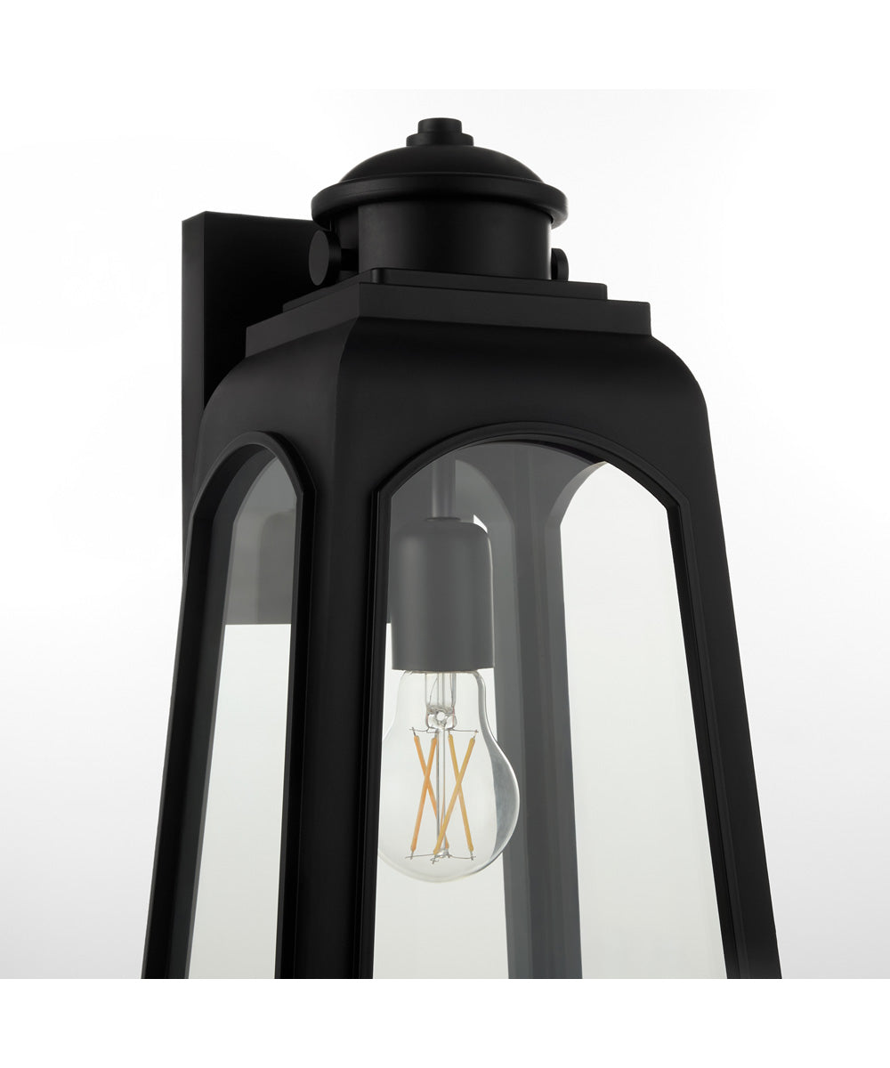 Francis Outdoor Wall Lantern Wall Mount Light Fixture Matte Black