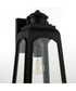 Francis Outdoor Wall Lantern Wall Mount Light Fixture Matte Black
