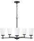 Drake 5-Light Chandelier Matte Black