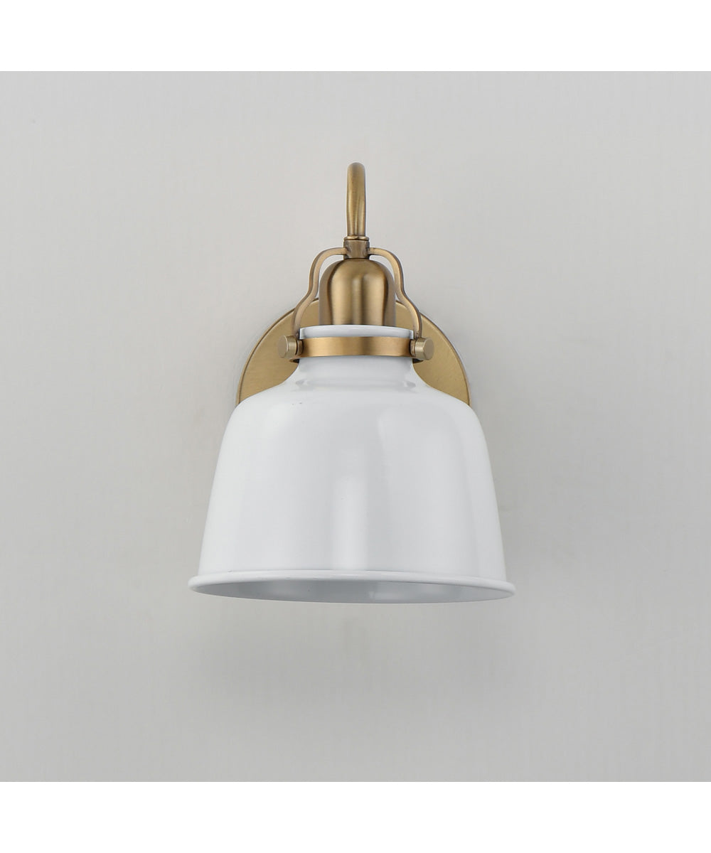 Hollis 1-Light Sconce Natural Aged Brass