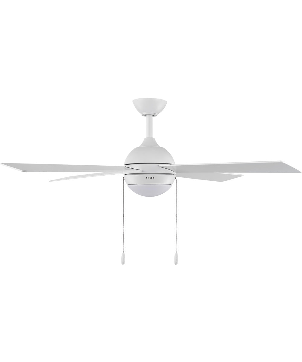 Tavo 52-in. 4-Blade LED Modern Ceiling Fan Matte White