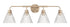Pleated 4-Light Lighting Premium Bronze