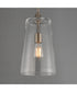 Hudson Single Pendant Satin Nickel