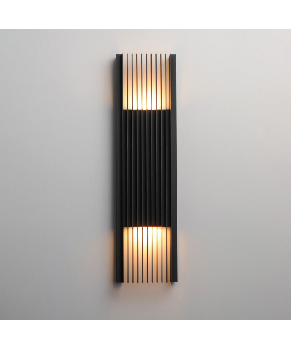 Rampart XL LED Outdoor Wall Sconce Black