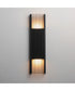 Rampart XL LED Outdoor Wall Sconce Black
