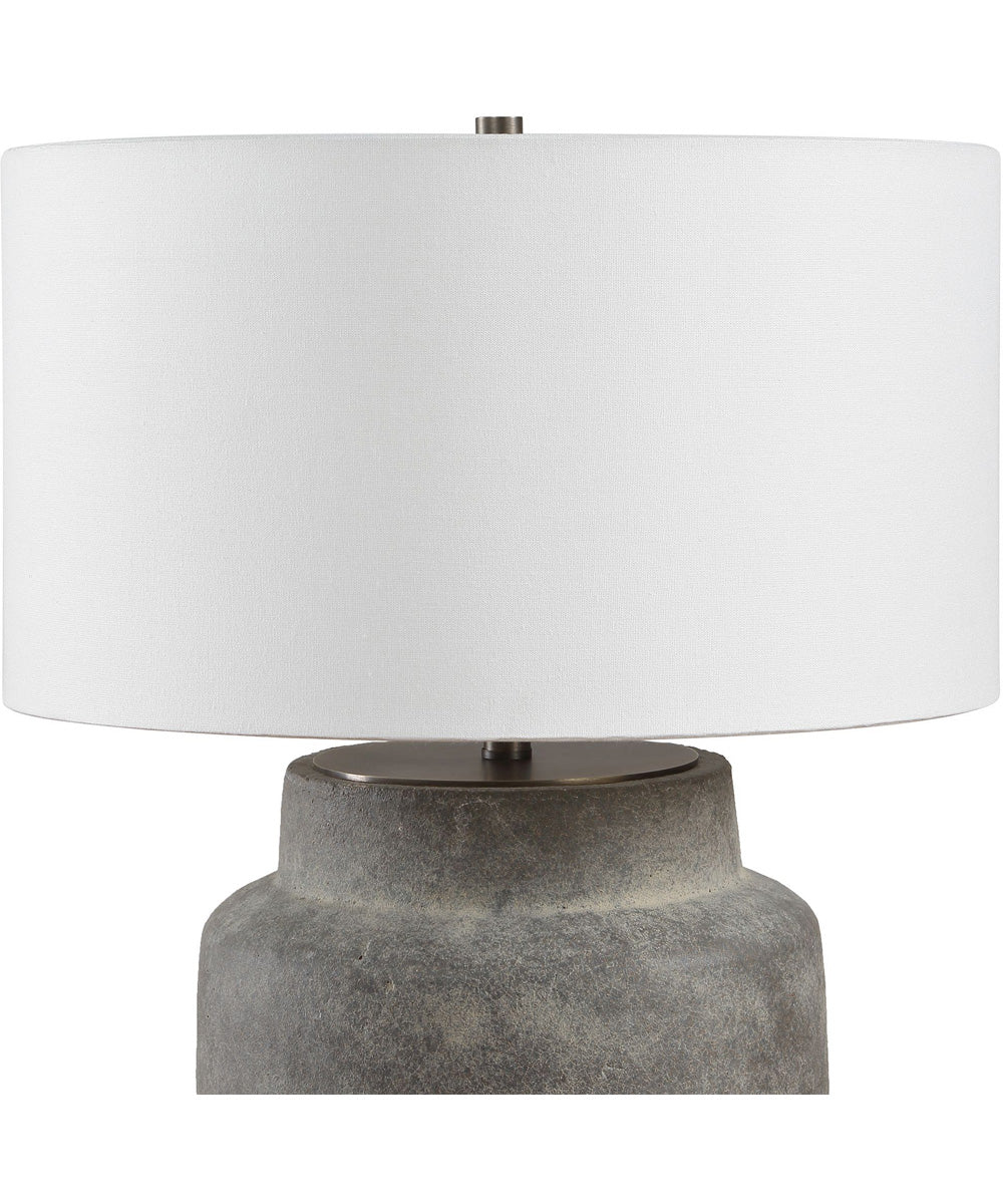 Benedet Gray Wash Table Lamp