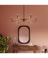 Pilar Extra Large 6-Light Chandelier Matte Black