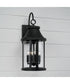 Bridger 4-Light Outdoor Wall-Lantern Black
