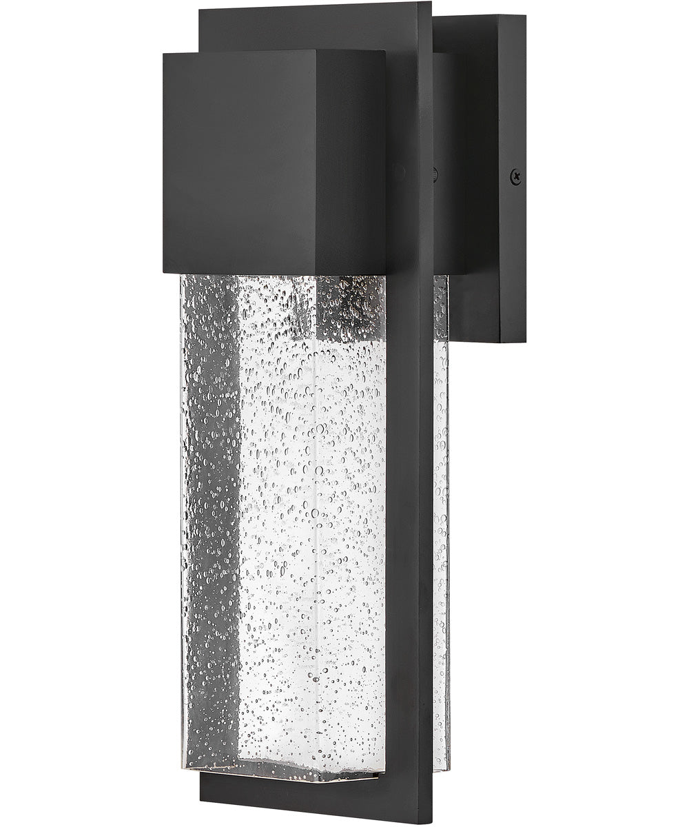 Alex 1-Light Medium Wall Mount Lantern in Black