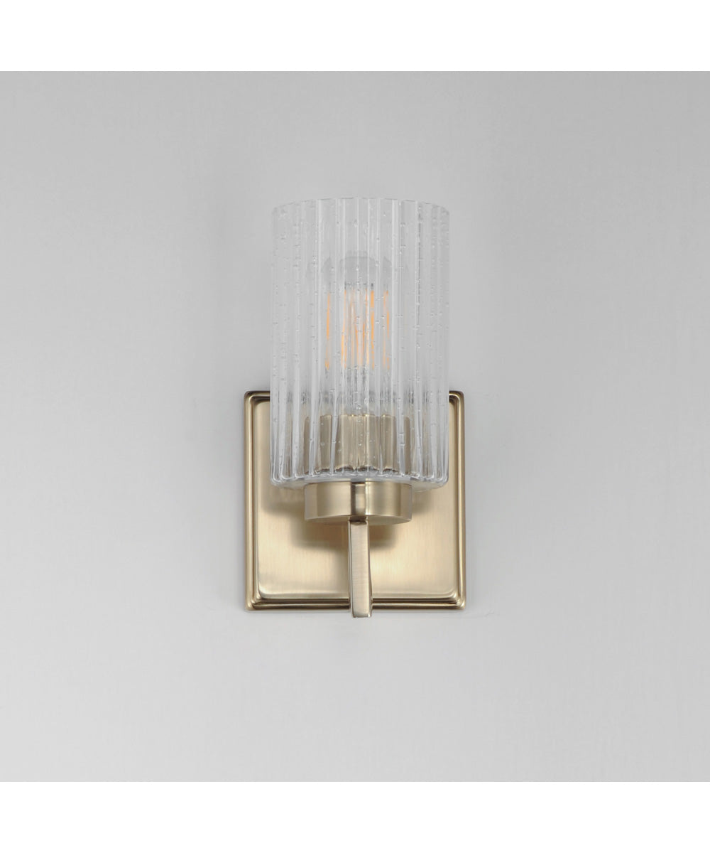 Rigata 1-Light Wall Sconce Satin Champagne