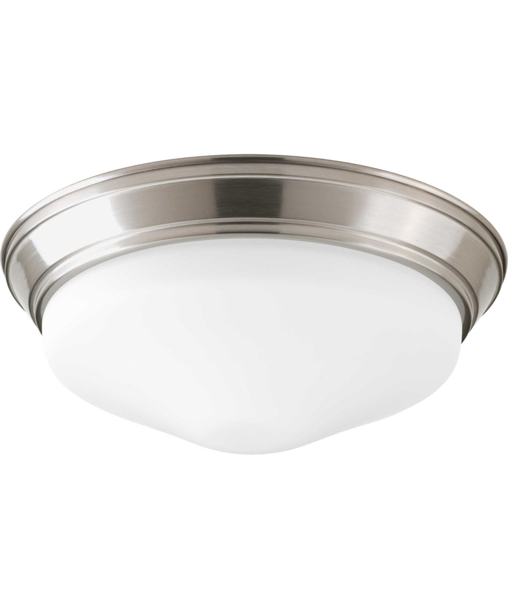 1-Light 11" LED Flush Mount Brushed Nickel