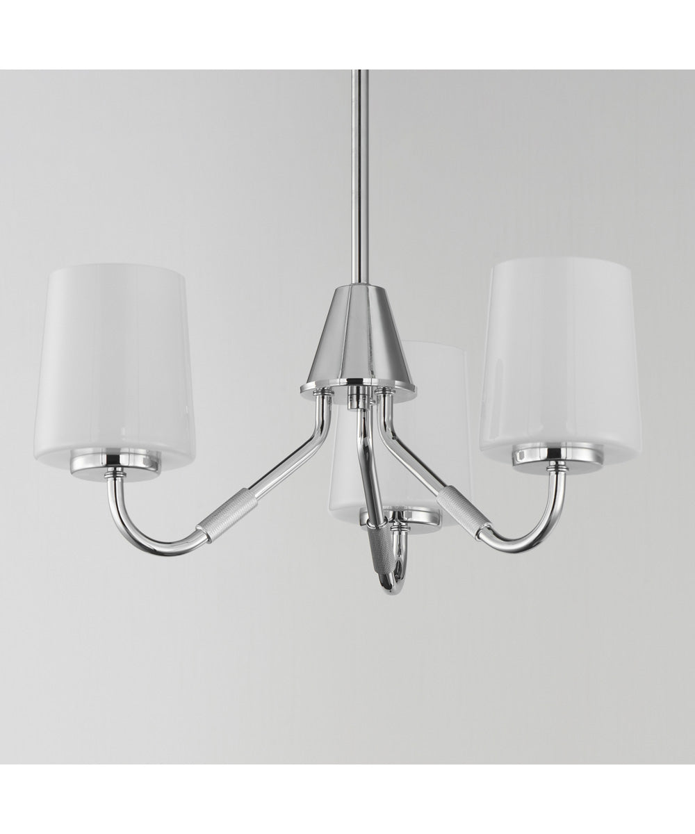 Durham 3-Light Chandelier Polished Chrome