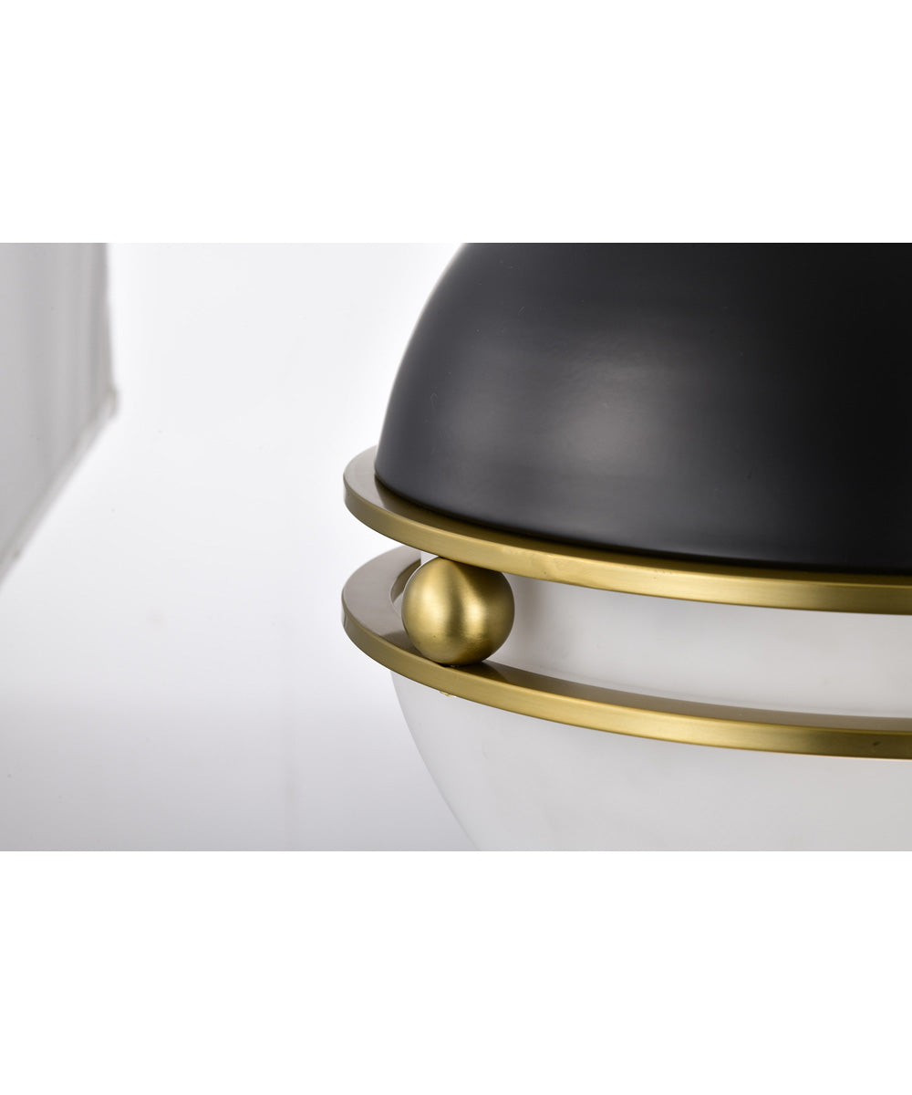 Everton 2-Light Pendant Matte Black