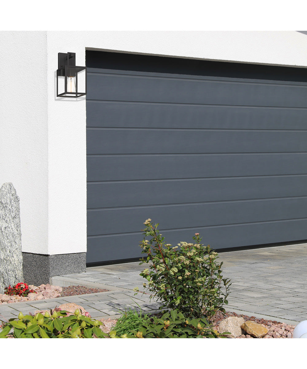 Preston 1 Light Wall Lantern Matte Black