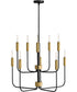 Austen 10-Light Medium Multi Tier in Black