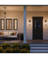 Kagen Extra Large Outdoor Wall Light with Clear Glass Panels Matte Black