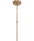Pleated 1-Light Lighting Premium Bronze