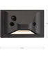 LED Indoor/Outdoor Integrated LED Wall or Step Light with Photocell Antique Bronze
