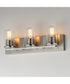 Lateral 3-Light Bath Vanity Satin Nickel