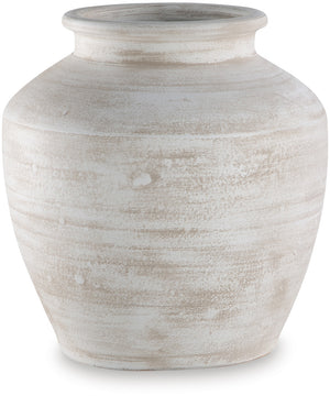 Meadie Vase Distressed White