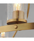 Livingston 6-Light Chandelier Natural Aged Brass
