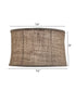 14x14x9 Natural Burlap Modified Drum Softback Lampshade