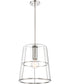 Alonzo 1 Light Pendant Polished Nickel