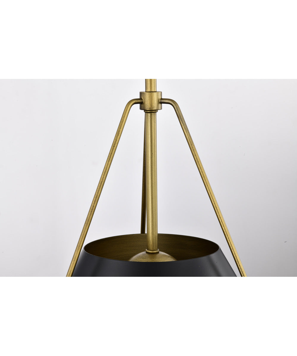 Adina 3-Light Pendant Matte Black