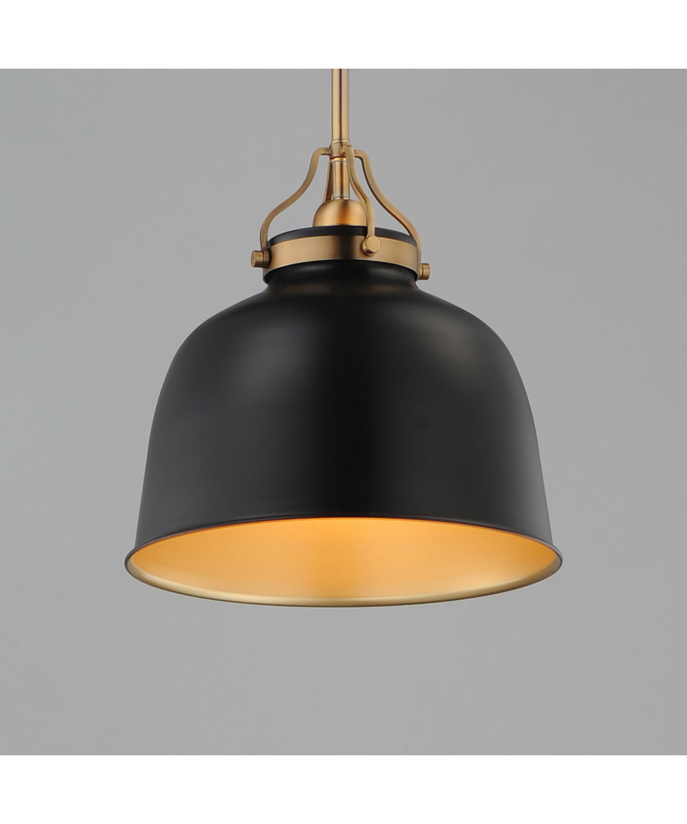 Hollis 12 inch Pendant Natural Aged Brass