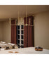 Ilia 6-Light Island Chandelier Brushed Gold