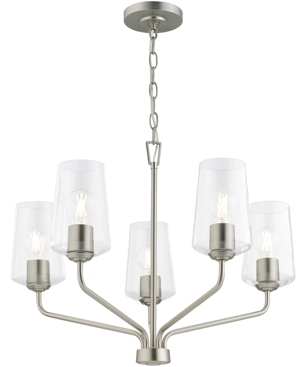 Celino 5-Light Chandelier Brushed Nickel