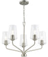 Celino 5-Light Chandelier Brushed Nickel