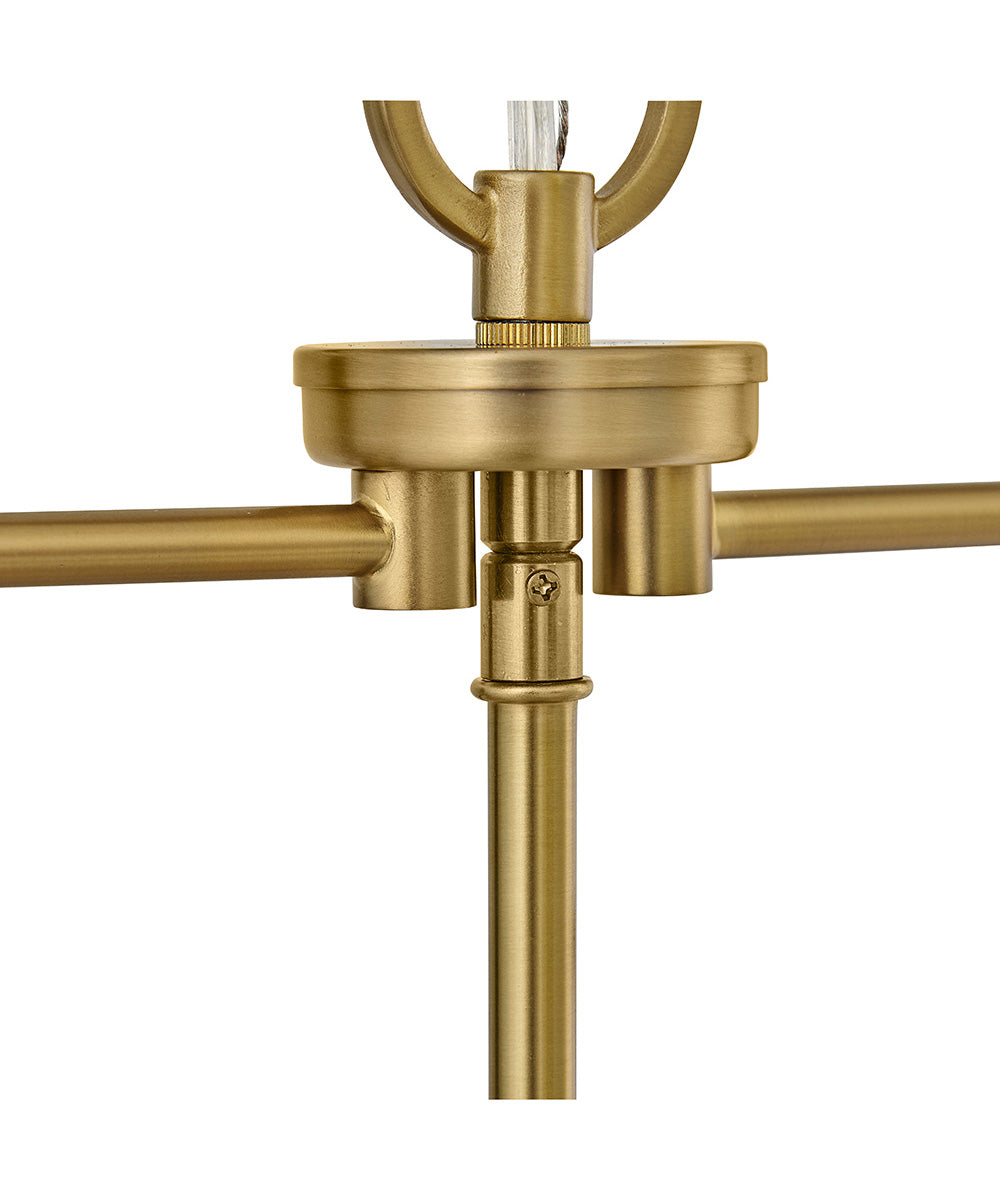 Tate 6-Light Large Six Light Linear in Black