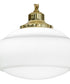 16" Revival Schoolhouse Traditional Globe Pendant