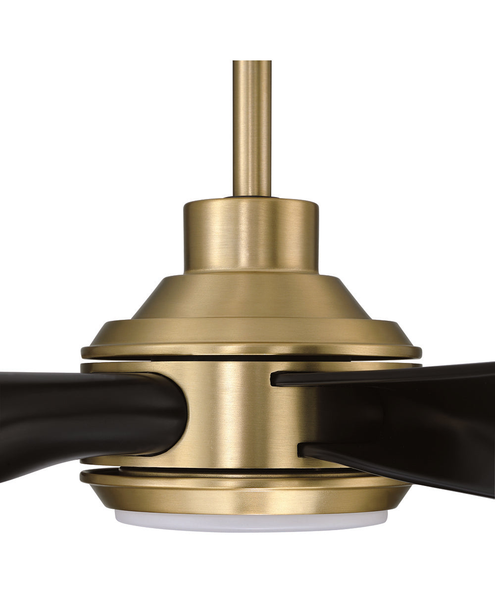 Rosalie 52" 5-Blade Indoor ceiling Fan 1-Light Fan Satin Brass