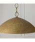 Francesca 1-Light Pendant Feathered Gold