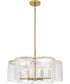 Maisie 6-light Pendant Brushed Gold