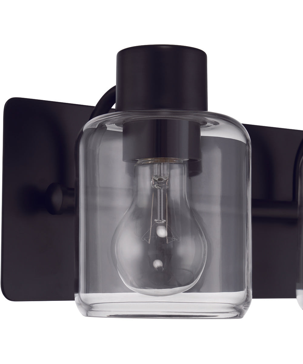 Rori 2-Light Lighting Flat Black