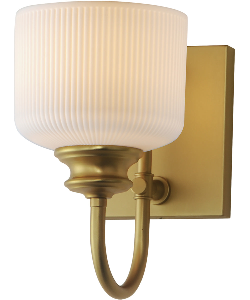 Bisque 1-Light Wall Sconce Natural Aged Brass