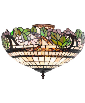 18" Wide Handel Grapevine Flushmount