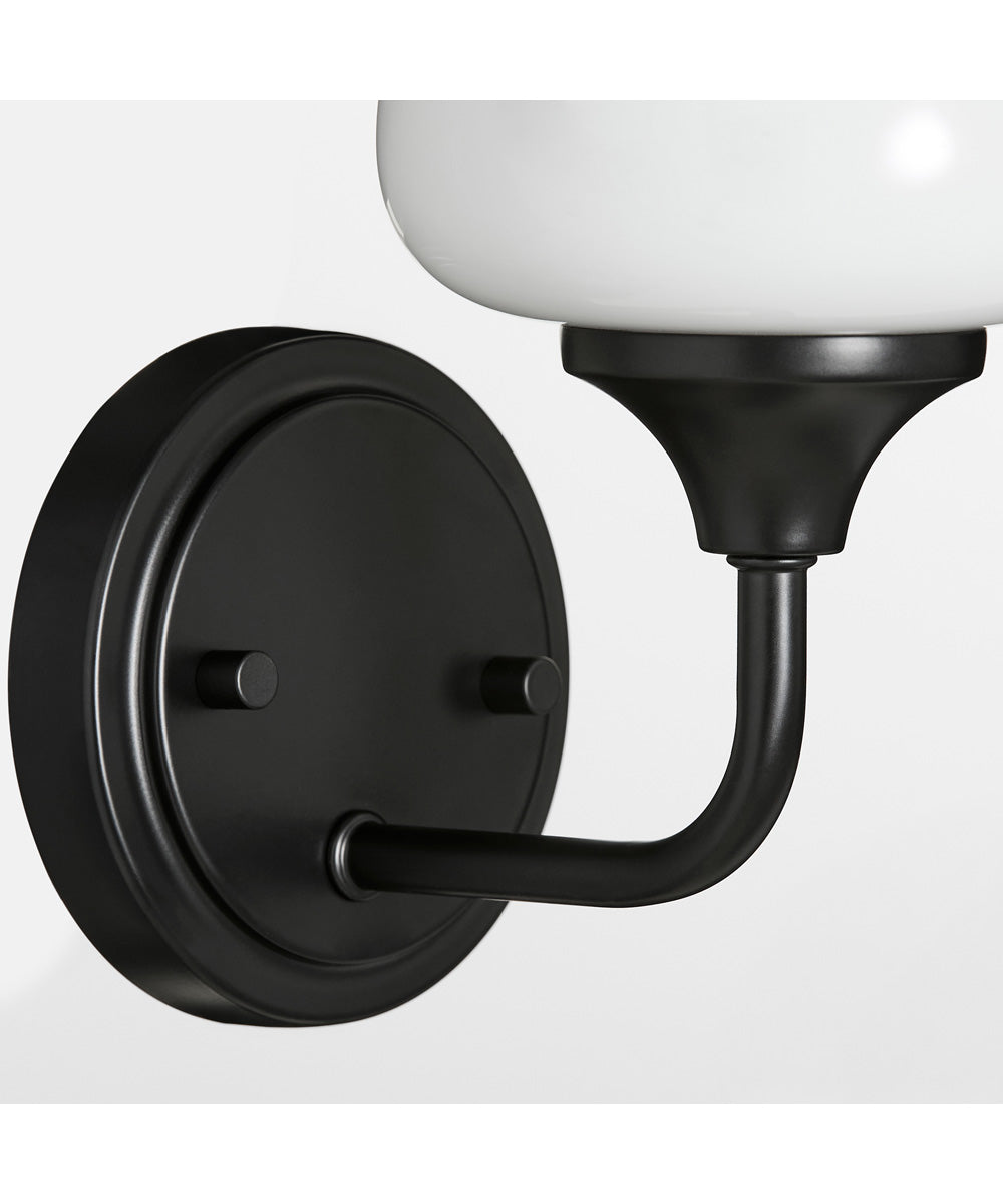 Raymond Wall Mount Light Fixture Matte Black