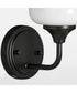 Raymond Wall Mount Light Fixture Matte Black