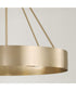 Weller 4-Light Chandelier Matte Brass