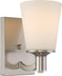5"W Laguna 1-Light Vanity & Wall Brushed Nickel