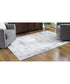 Emertonly Washable Medium Rug Blue/White/Gray