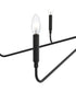 Pilar 6-Light Chandelier Matte Black