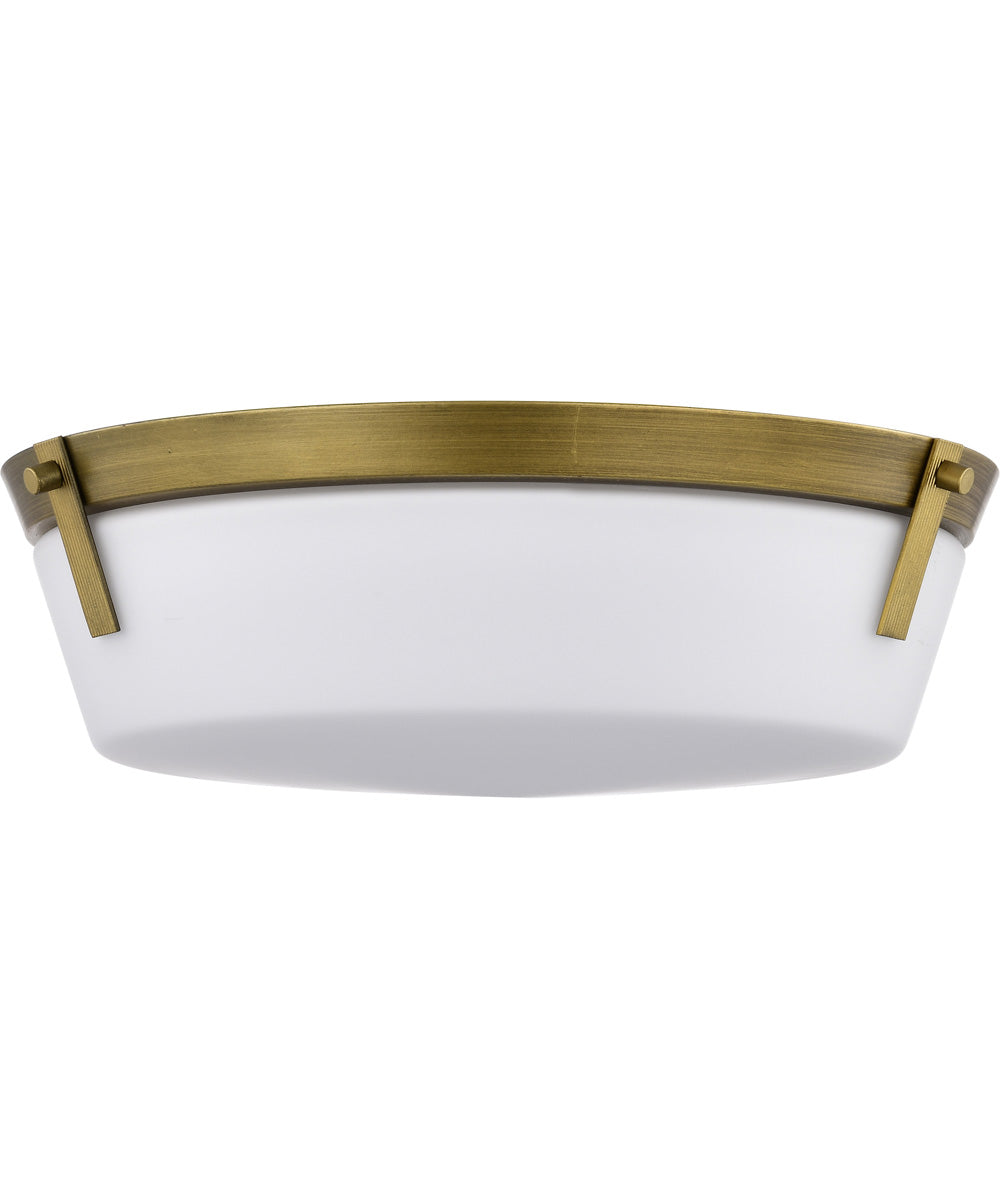 Rowen 3-Light Close-to-Ceiling Natural Brass